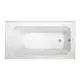 66 in. x 36 in. Soaker Alcove Bathtub with Right Drain in White-PFS6636RSKWH