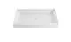 48 in. x 34 in. Shower Base with Center Drain in White-PFSB4834WH