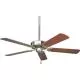 52 in. 5-Blade Ceiling Fan with 3-Speed Reversible Motor and Reversible Blades Brushed Nickel-PP250109
