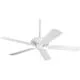 52 in. 5 Blades Indoor/Outdoor Patio Fan with ABS All-Weather Material White-PP250230