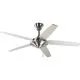 54 in. 5-Blade Ceiling Fan in Brushed Nickel-PP253009