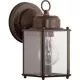 4-1/2 in. 100 W 1-Light Medium Lantern in Antique Bronze-PP560720