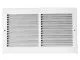 12 x 30 in. Residential 1-way Return Grille in White Steel-PSRGW1230