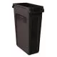 23 gal Container with Vent Channel in Black-RFG354060BLA