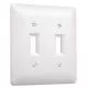 2 Gang Wall Plate in Textured White-T4400WH