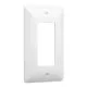 1 Gang Wall Plate in Textured White-T5000W